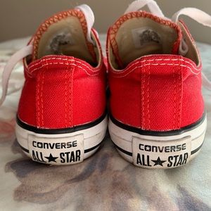 Red converse